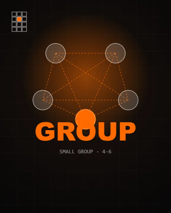 Small group session diagram
